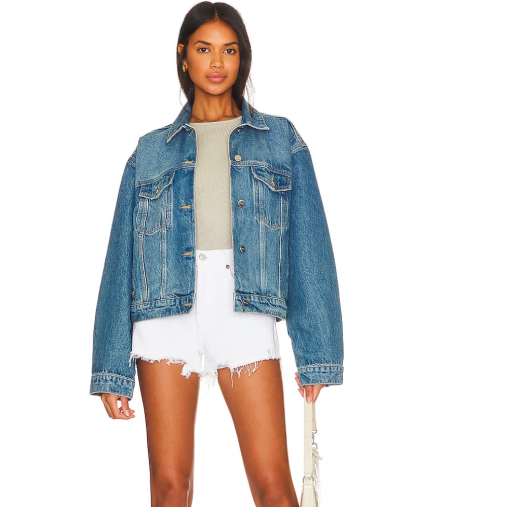 AGOLDE Parker Shorts in White